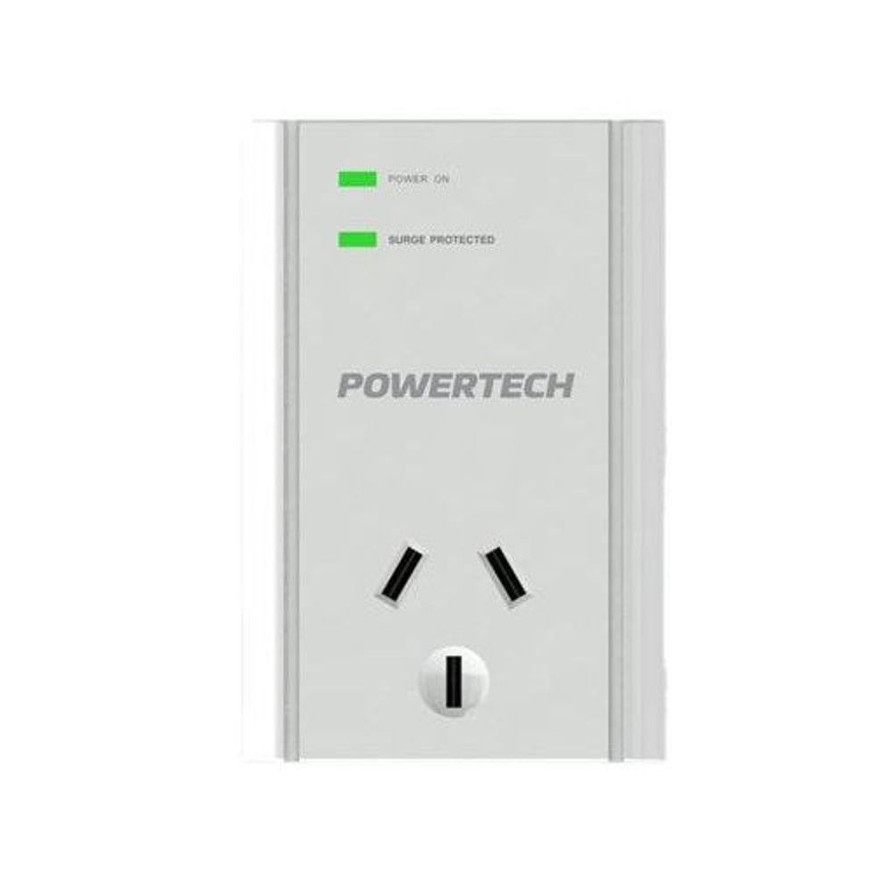 Single Outlet Mains Surge Protector