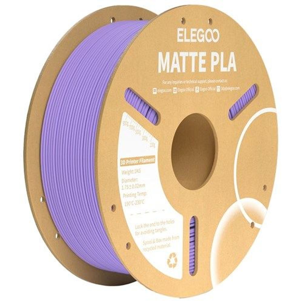Elegoo PLA Matte filament Lavender Purple 1.75mm 1kg
