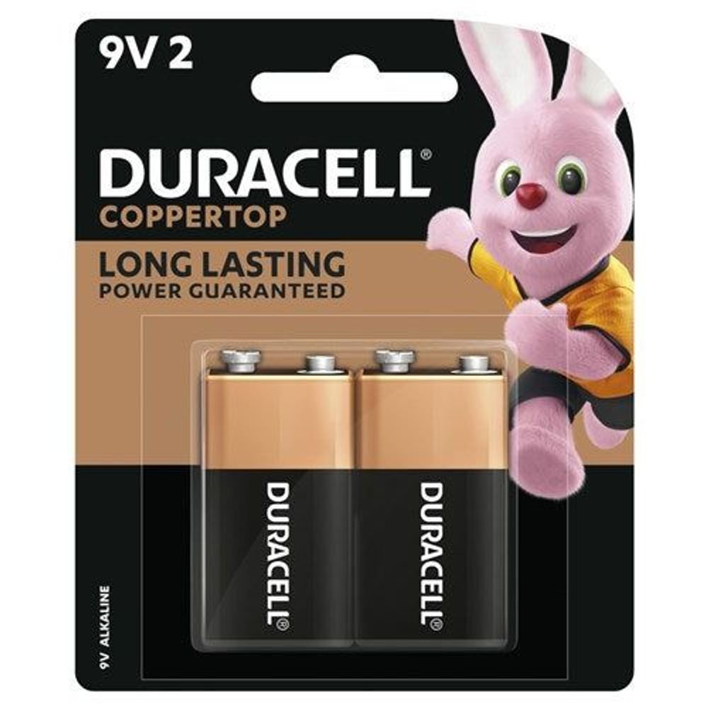 Duracell Coppertop 9V 2PK