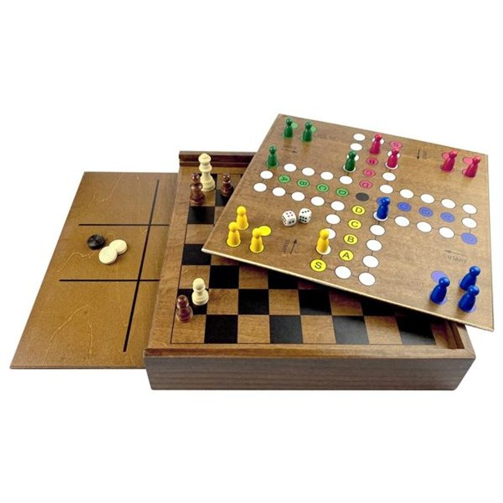 Australian Geographic 7 in 1 Board Game Set