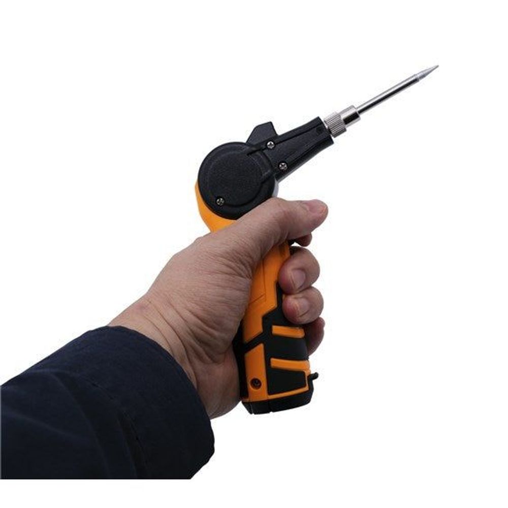 Rechargeable Soldering Iron With Pivoting Head