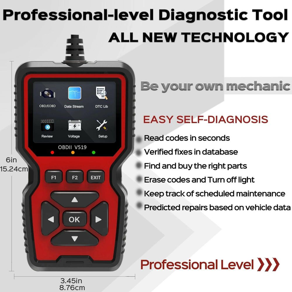 OBD2 Scanner - diagnostic tool for mechanics, DIY enthusiasts