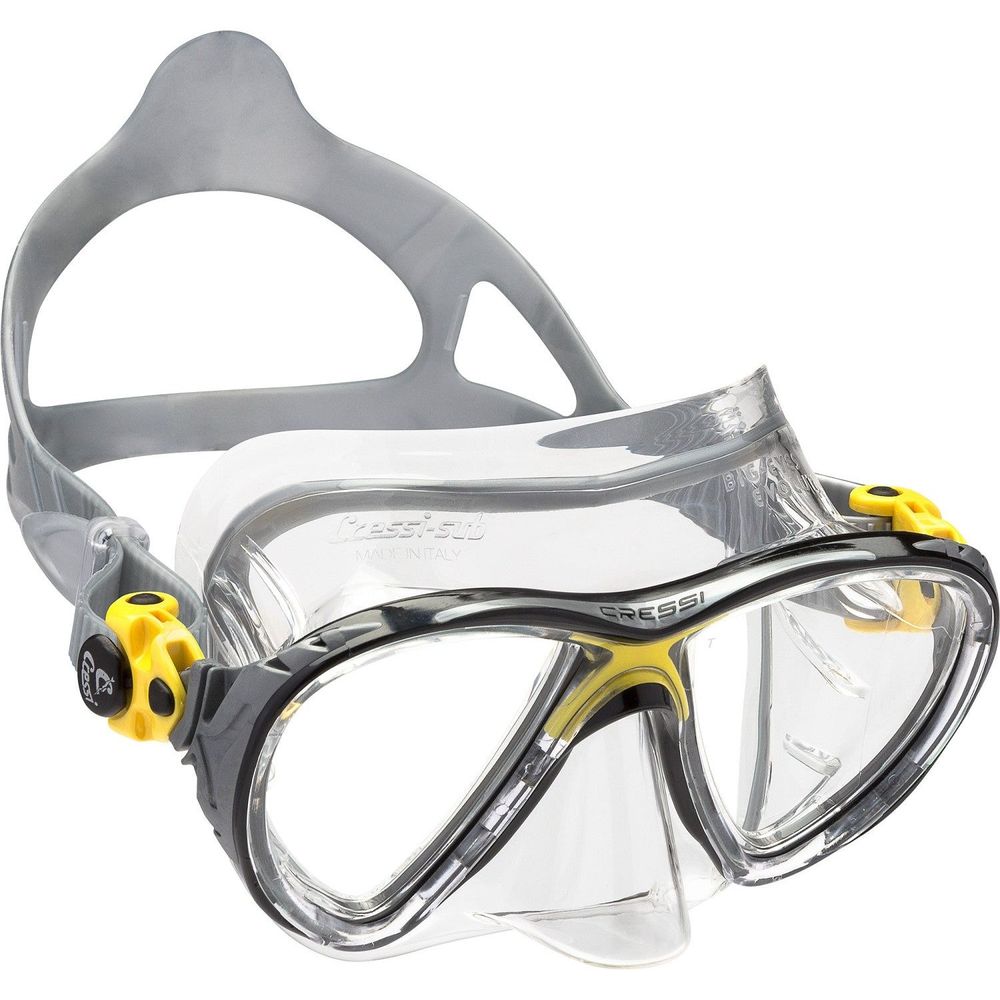 Cressi Big Eyes Evolution Crystal Mask Clear Yellow