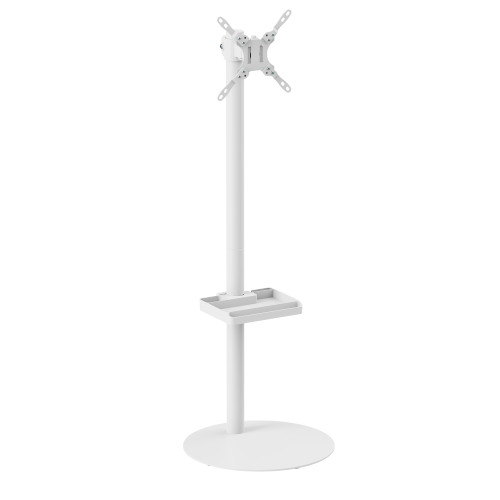 Bracom Chic TV Display Floor Stand White