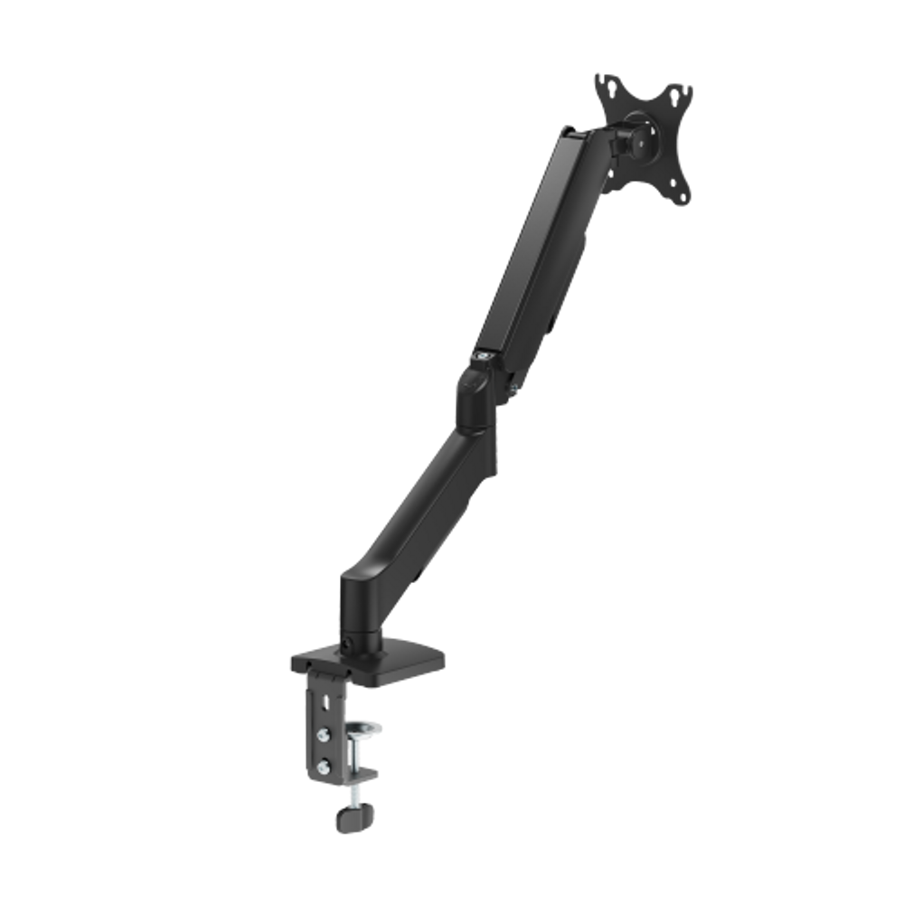 Bracom Super Economical Gas Spring Monitor Arm with USB Ports Black Default Title