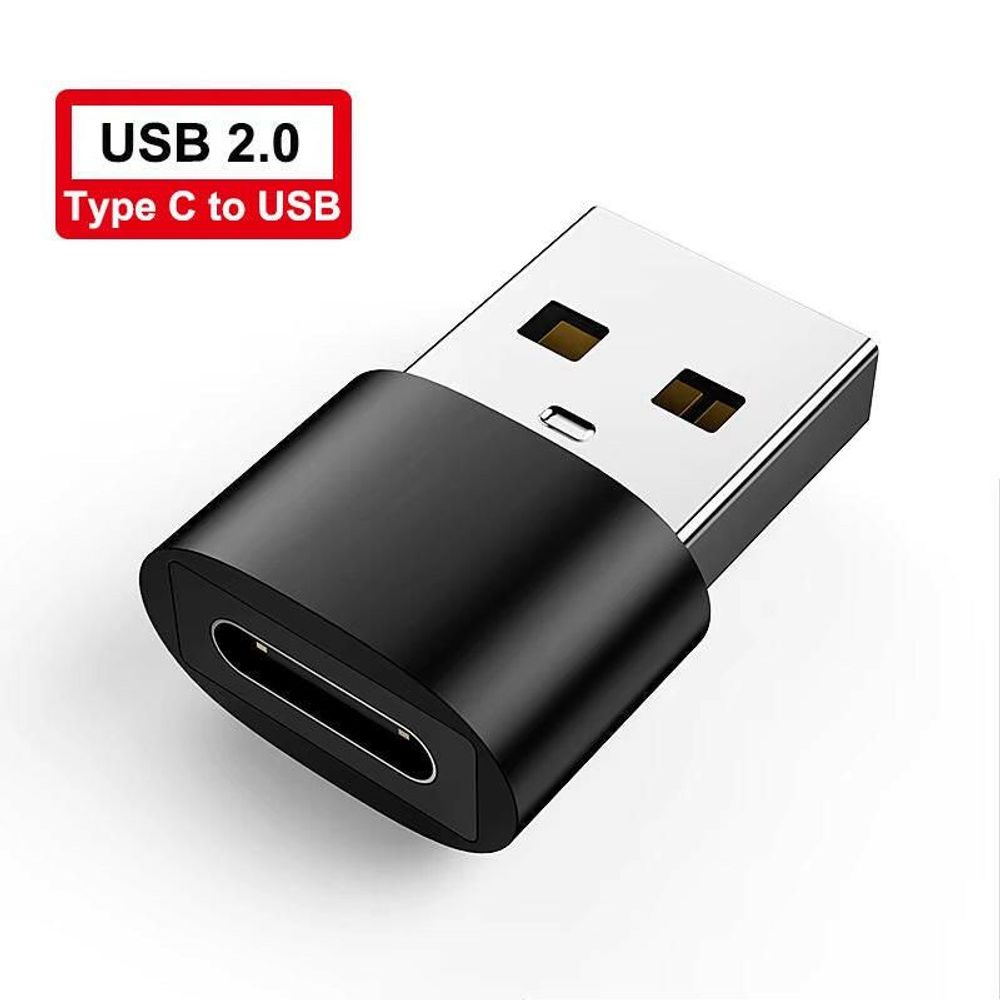 LED USB 3.0 to Type-C Adapter - OTG USB-C and USB-A to Micro USB Female Connector for Samsung, Xiaomi, and POCO Devices Type-C To Usb 2.0 (771)