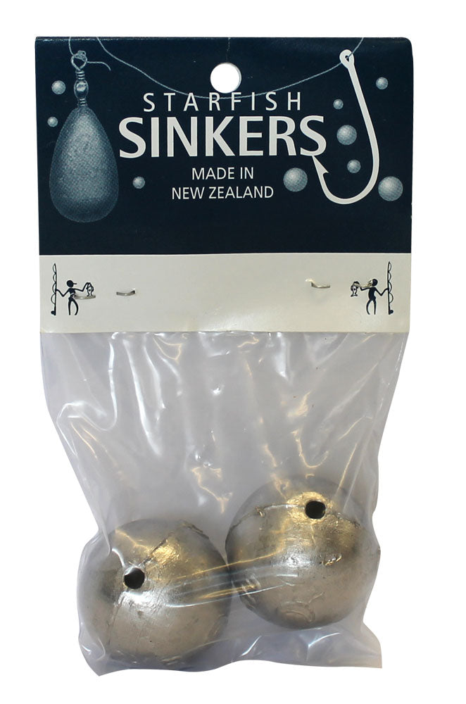 Starfish Ball Sinkers 6oz - QTY 2
