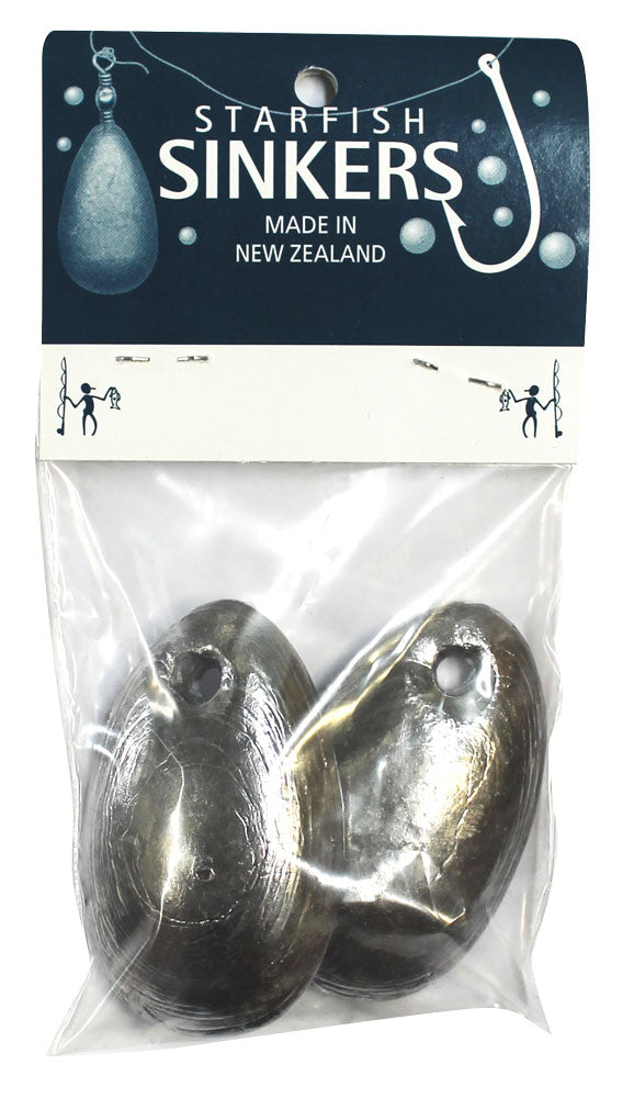 Starfish Spoon Sinkers 6oz - Qty 2