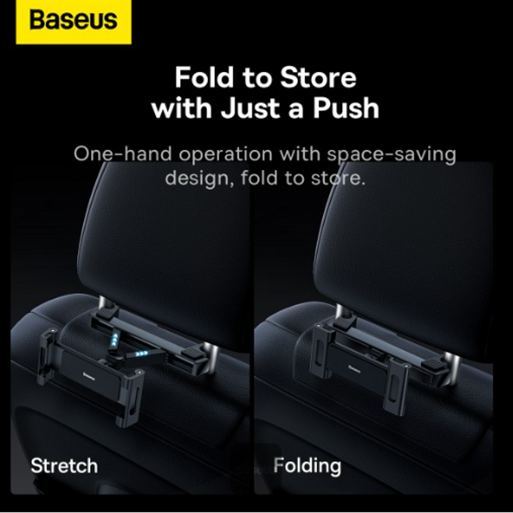 BAS61358 - Baseus Backseat Car Mount Tablet Holder Black