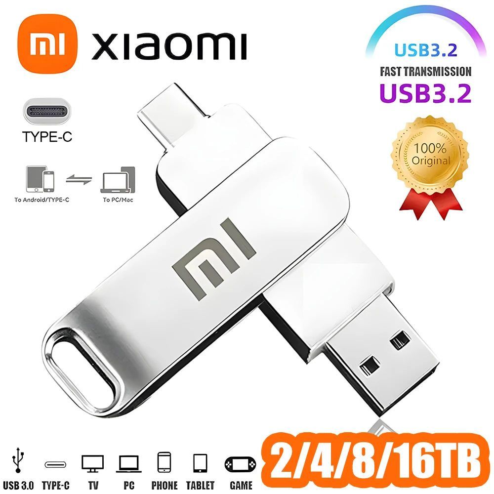 16TB USB 3.2 Waterproof Flash Drive