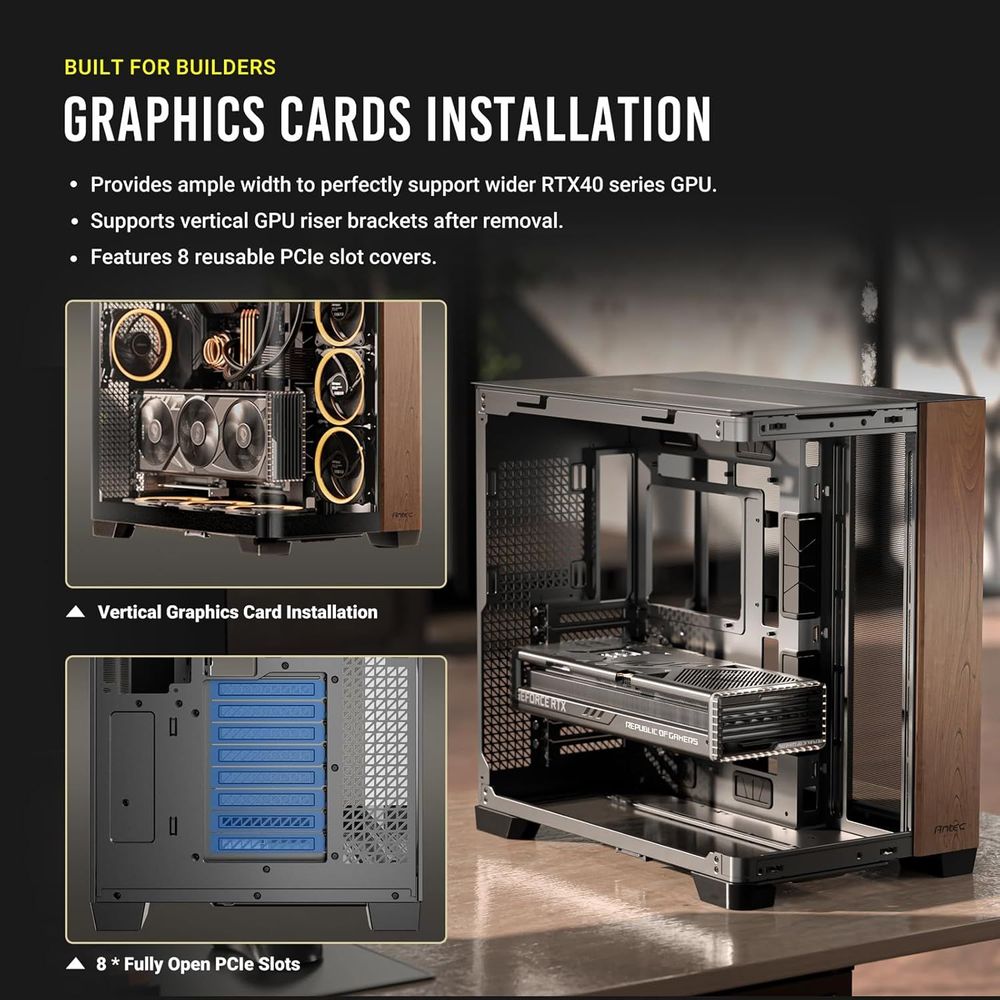 Antec C8 Curve Wood case