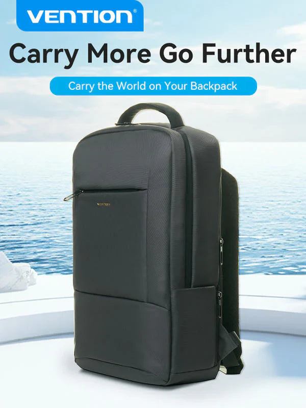 Vention 17.3 Inch Water-Repellent Laptop Backpack (50cm x 32cm x 16cm) Black