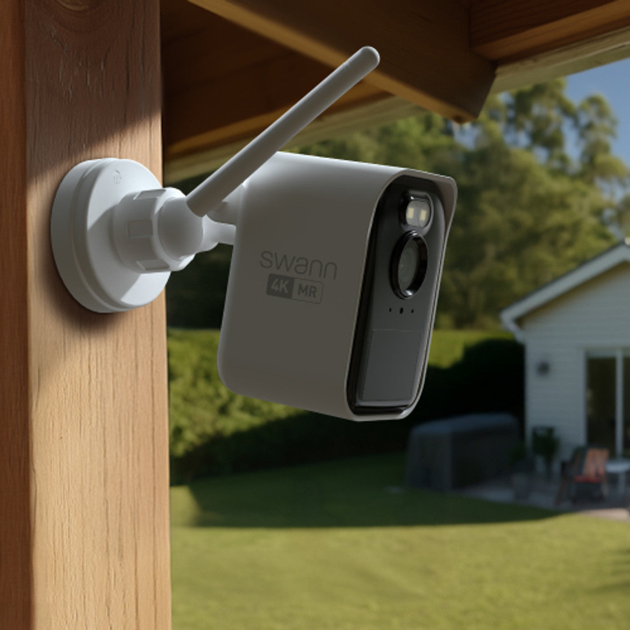 SWNVK-MRMINISD4-AU - Swann MaxRanger4K Mini Wireless Security System / Base Station / 32GB / 4x MINICAM 4K Cam