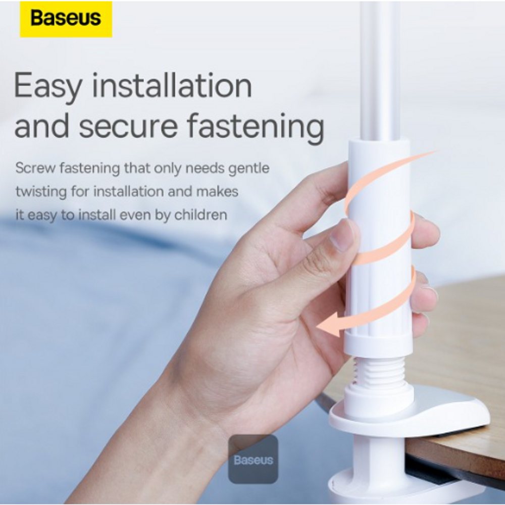 BAS91645 - Baseus Unlimited Adjustment Lazy Phone Holder Silver