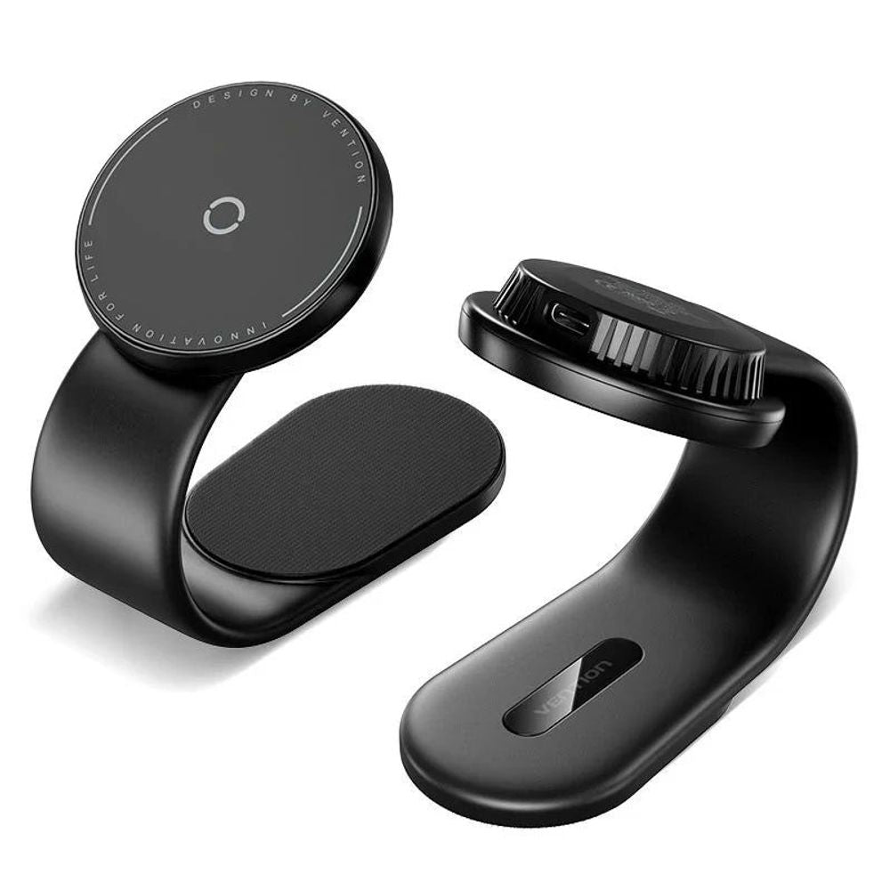 Vention Magnetic Wireless Car Mount Charger Black Default Title