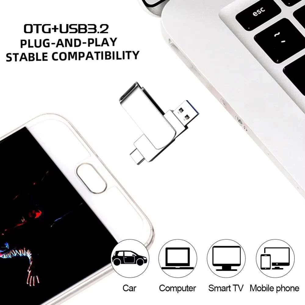 16TB USB 3.2 Waterproof Flash Drive