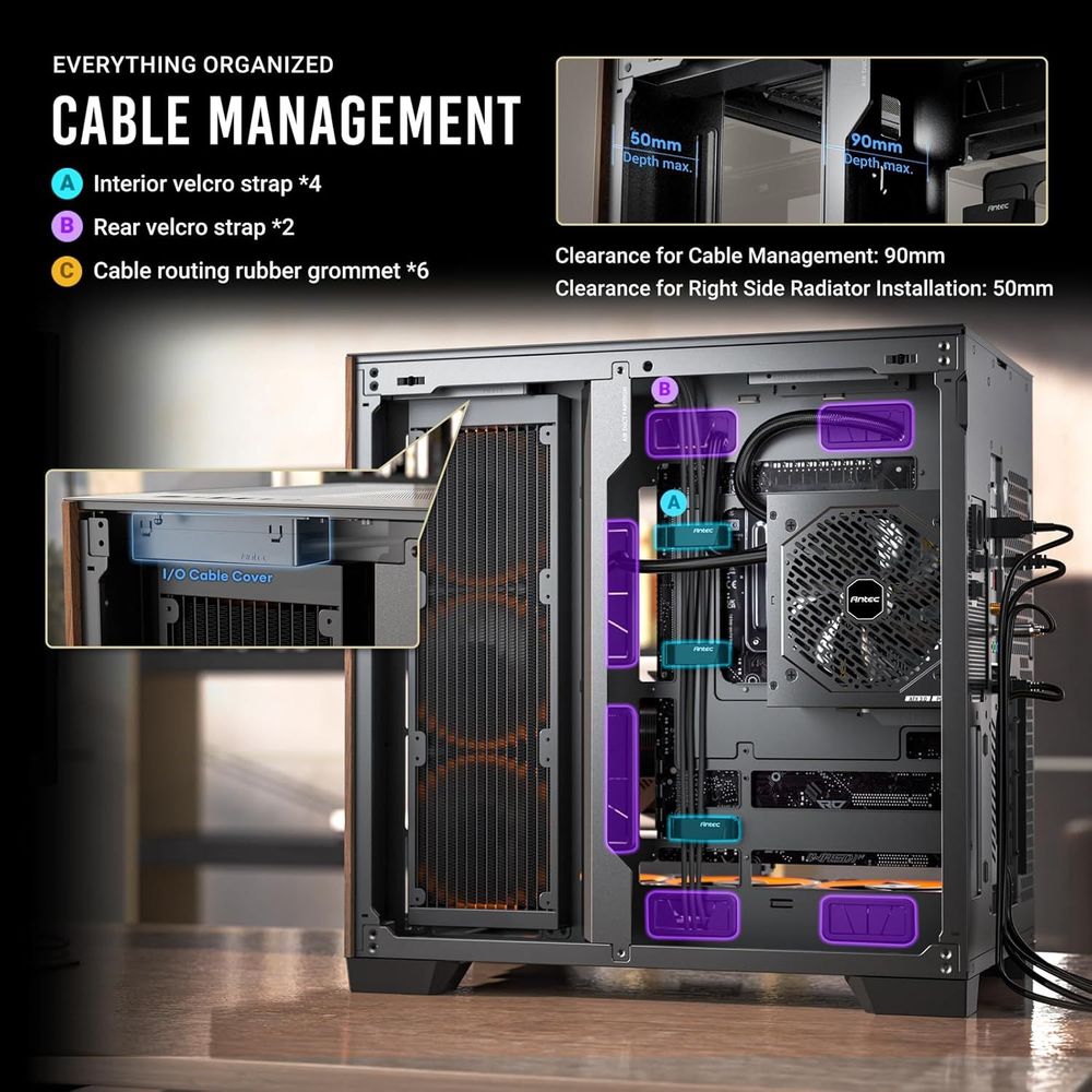 Antec C8 Curve Wood case