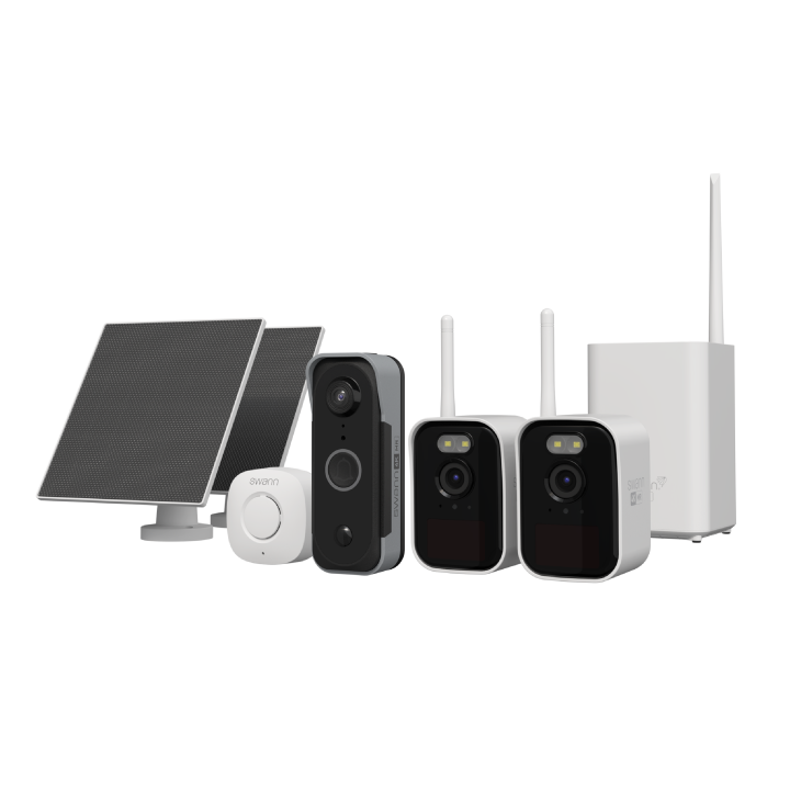 Swann MaxRanger4K Mini wireless security system with video doorbell