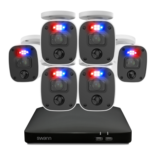 Swann 8-channel 2K DVR security system with 6 bullet cameras