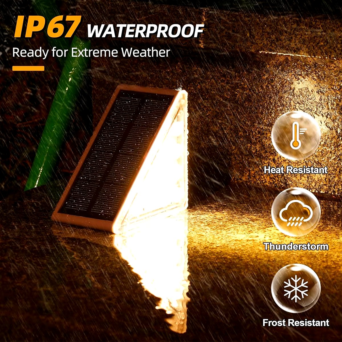 Elegant Outdoor Solar Step Lights