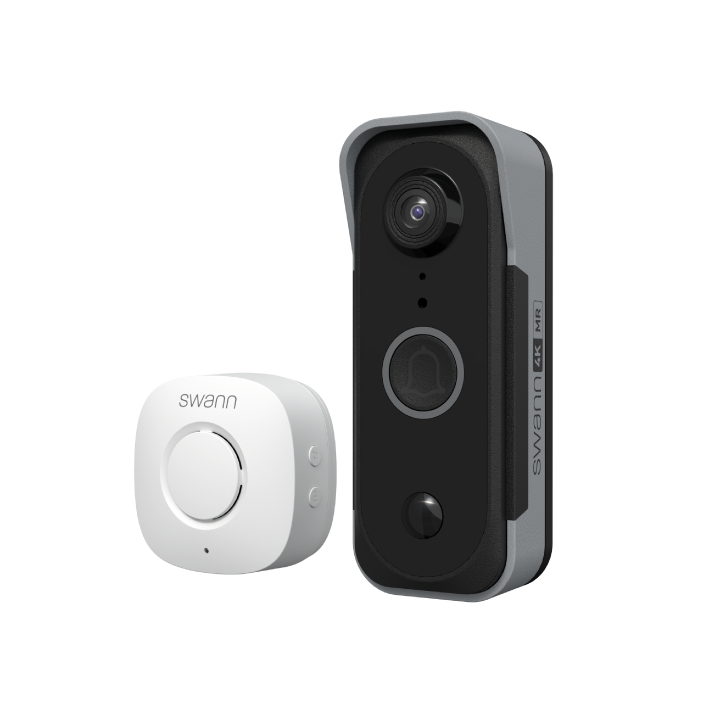 Swann MaxRanger4K Mini wireless security system with video doorbell
