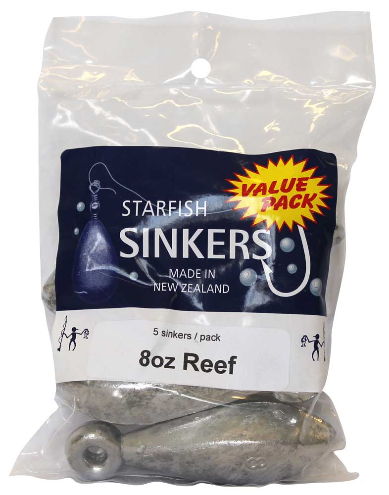 Starfish Reef Sinkers - Value Packs 8oz Value Pack QTY 5