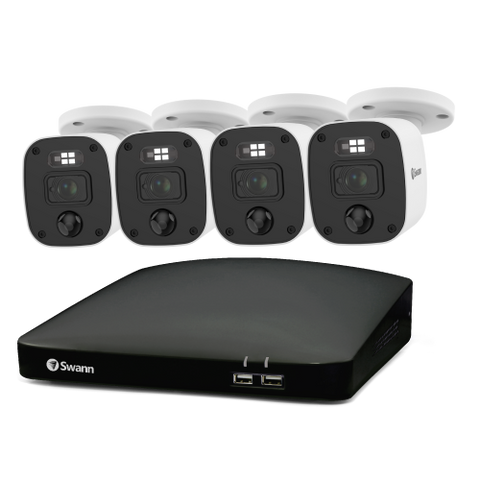 Swann 8-Ch 2K DVR Security System 4 Cams, 256GB (SWDVK-8468542KMQB-AU)