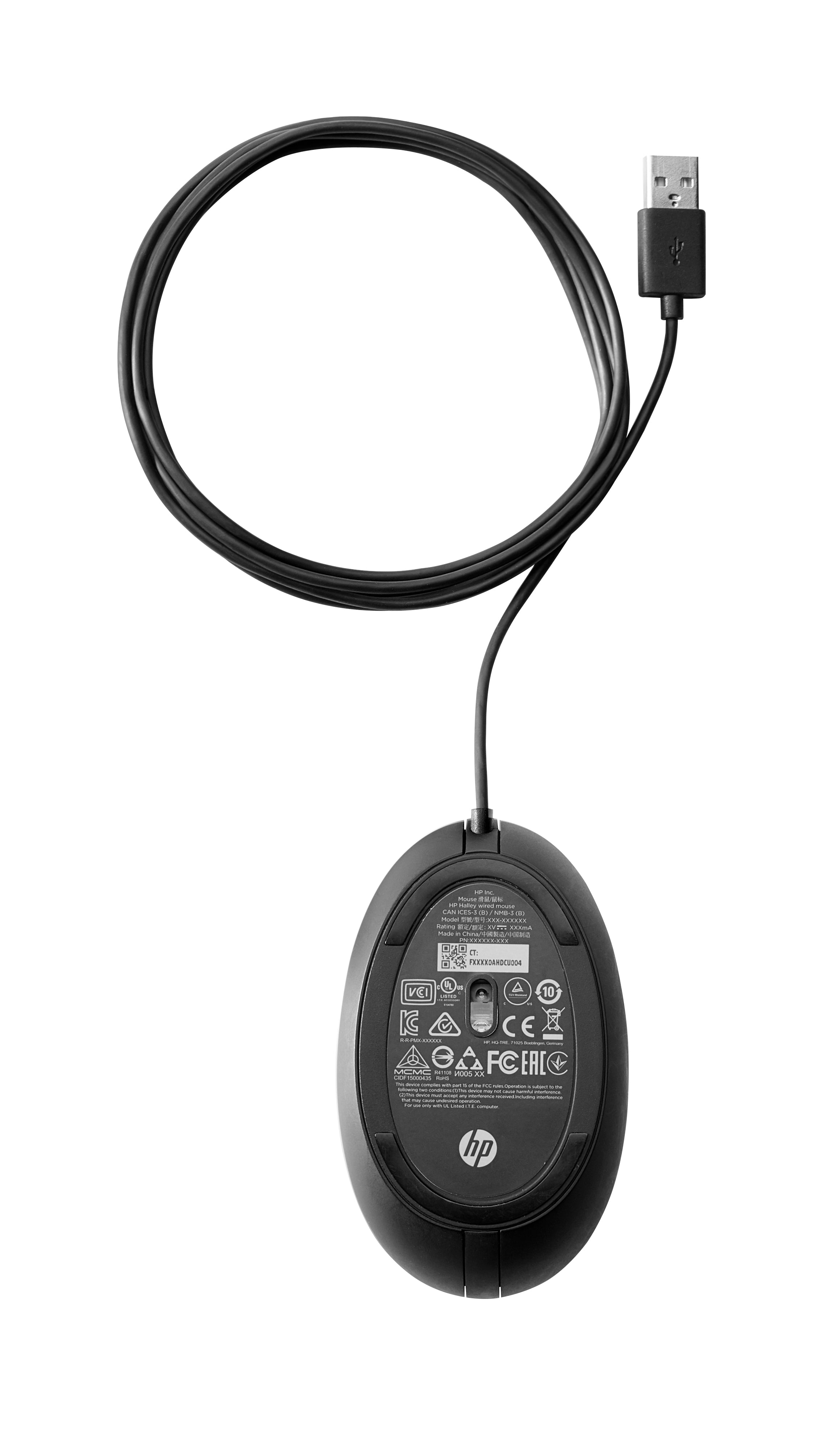 HP Wired Desktop 320M Mouse (9VA80AA) | Tech Supply Shed NZ