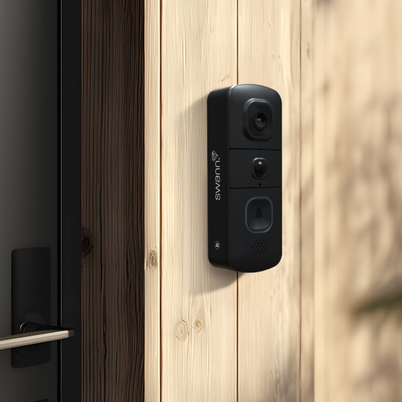 SWIFI-EVOVDB-GL - Swann Evo Wireless Video Doorbell (Black Colour)