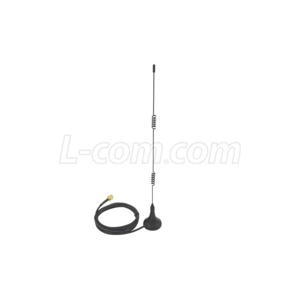 ANT-15 - L-com 2.4GHz 7dBi RP-SMA Magnetic base Omni Antenna