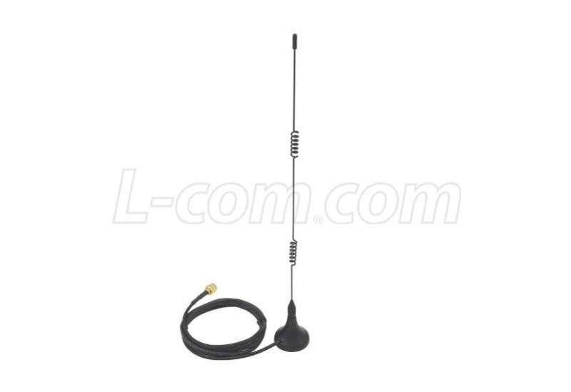 ANT-15 - L-com 2.4GHz 7dBi RP-SMA Magnetic base Omni Antenna