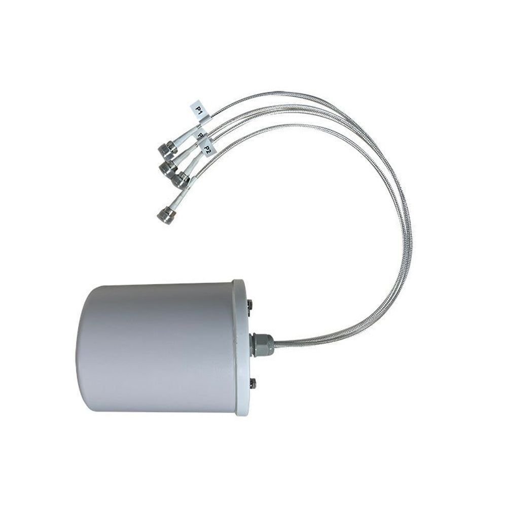 ANT-293 - MIMO Omnidirectional Antenna 617-960/1710-2700/3300-4000/4900-6000 MHz, 3-5dBi, 4 x N-Female, with Right Angle Bracket, Pigtail-35cm Cable
