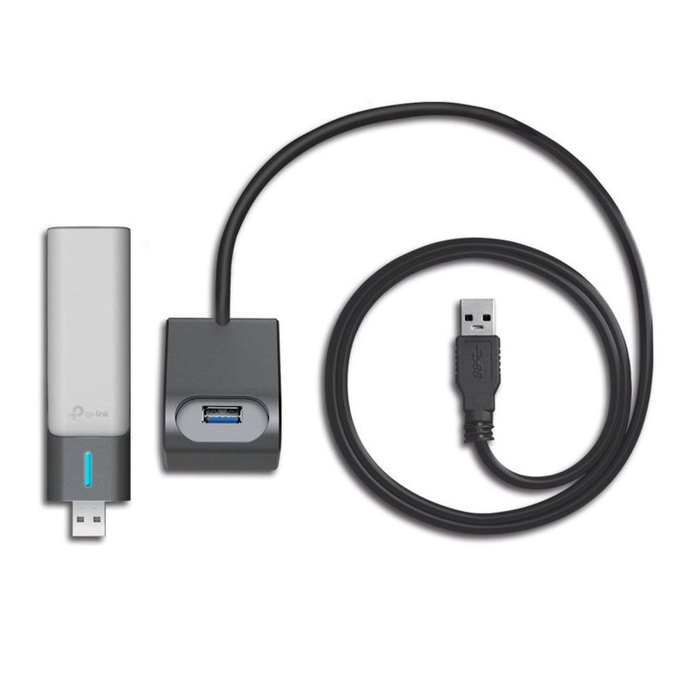 TP-Link Archer TX50UH USB WiFi adapter set with short USB cable