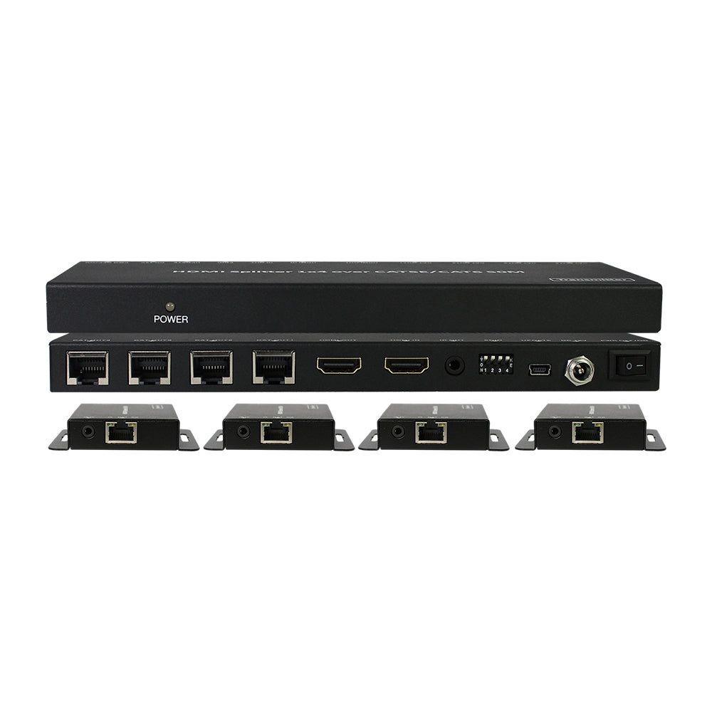 ARC-SP14EX - 4 Way HDMI Splitter Extender with IR Control (ARC-SP14EX)- Arco