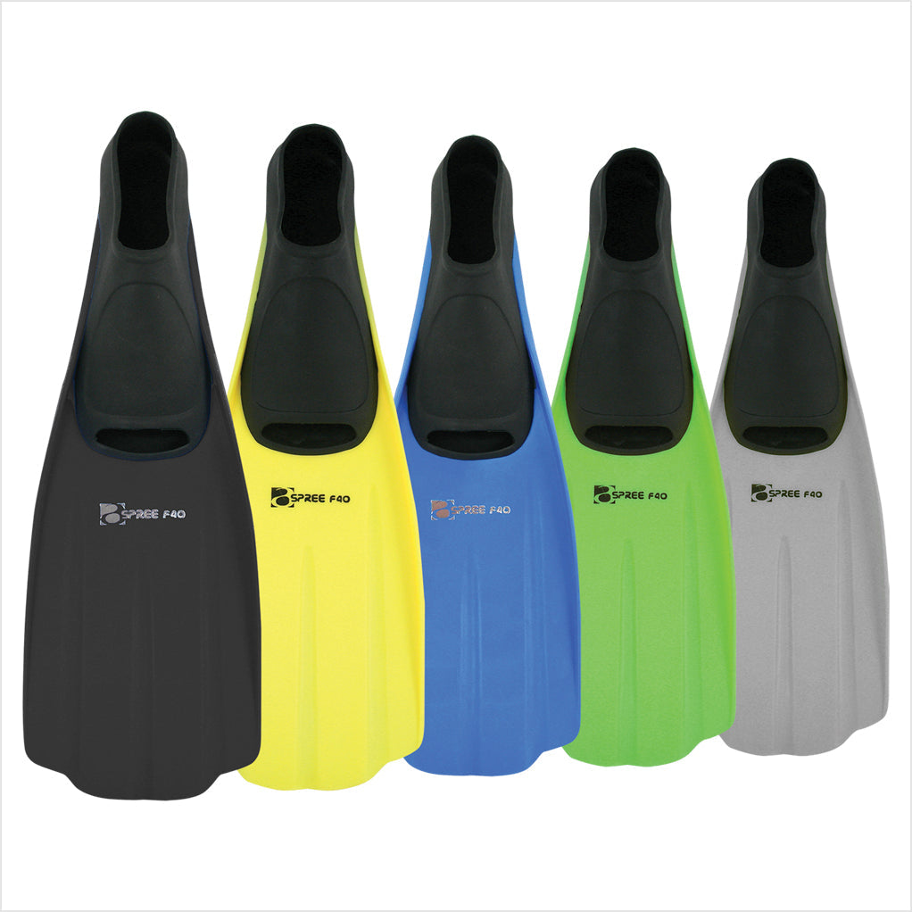 Atlantis Spree F40 Snorkelling Fins XL (Black)