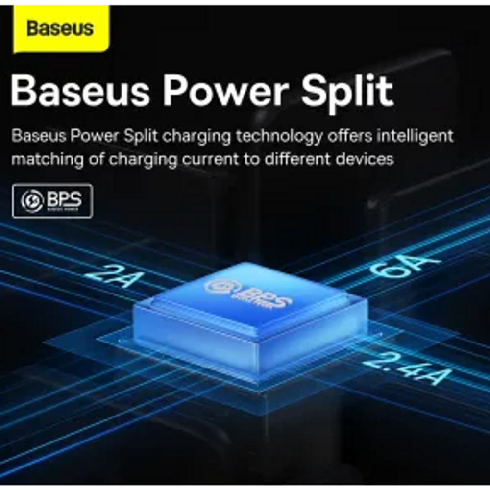 BAS08712 - Baseus Flash Series Ⅱ One-for-three Fast Charging Data Cable USB to Micro USB+Lightning +USB C 100W 1.2m Black