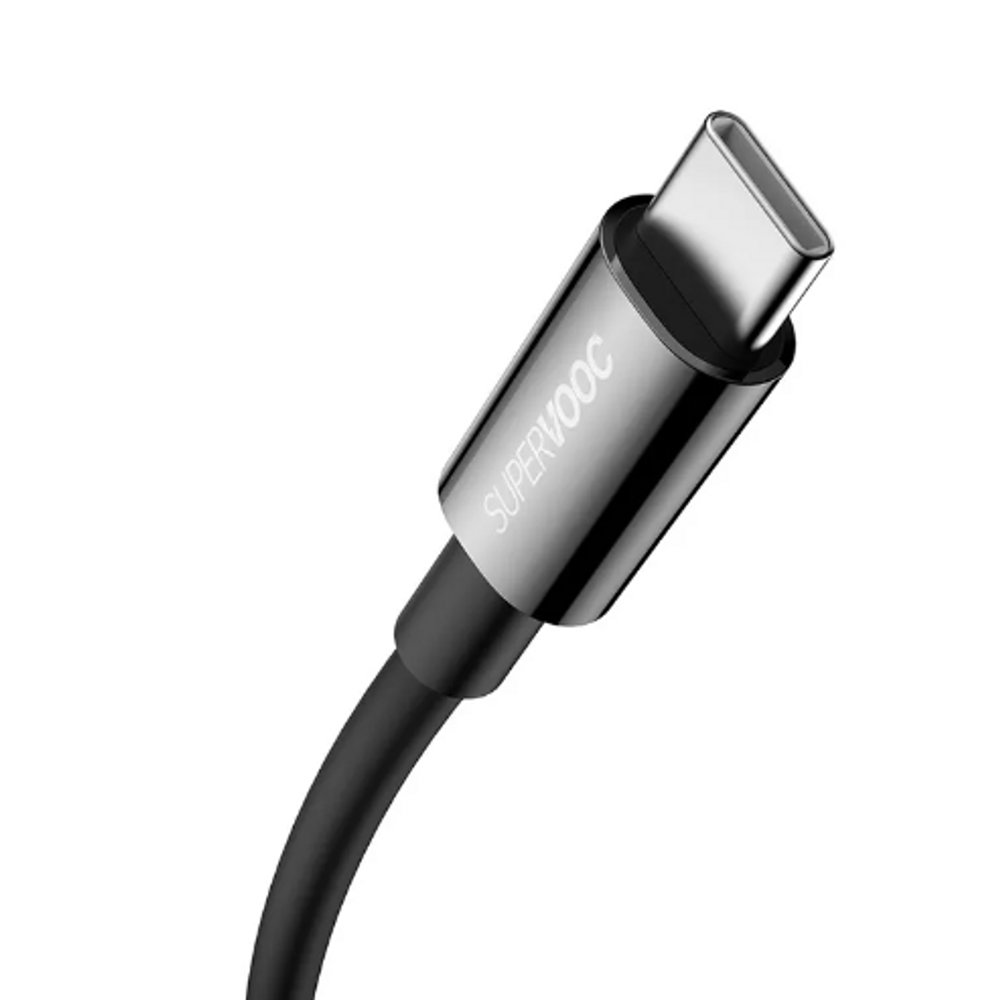 BAS12917 - Baseus Superior Series (SUPERVOOC) Fast Charging Data Cable USB to Type-C 65W 1m Black