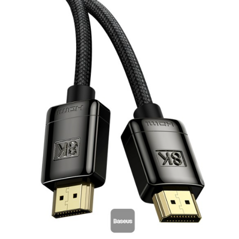BAS14140 - Baseus High Definition Series HDMI 8K to HDMI 8K Adapter Cable 5m Black