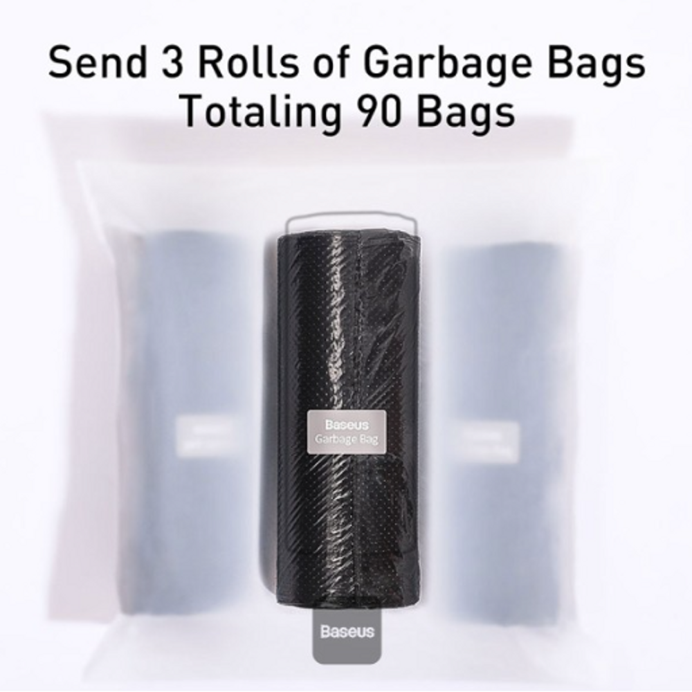 BAS16501 - Baseus Large Garbage Bag for Back Seat of Cars Black