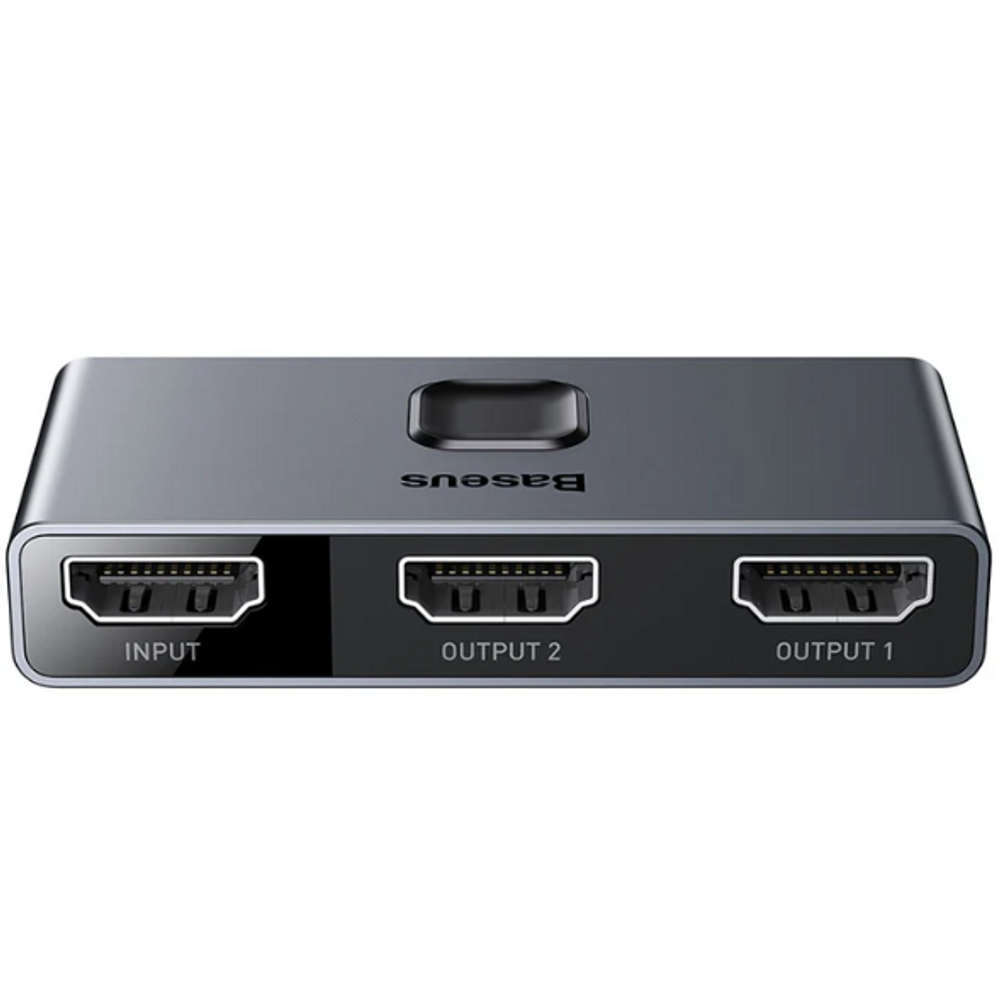 BAS19700 - Baseus Matrix HDMI Switcher (2in1or 1in2) Space Gray