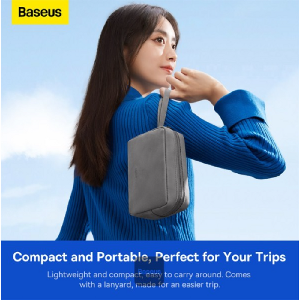 BAS22343 - Baseus EasyJourney Series Storage Bag, Dark Gray