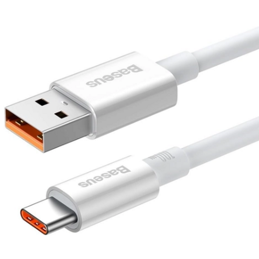 BAS31932 - Baseus Superior Series Fast Charging Data Cable USB to Type-C 100W 1m Moon White