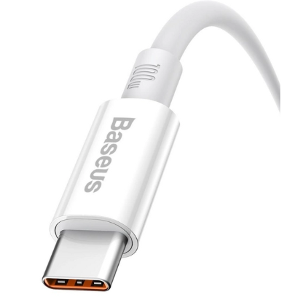 BAS31932 - Baseus Superior Series Fast Charging Data Cable USB to Type-C 100W 1m Moon White