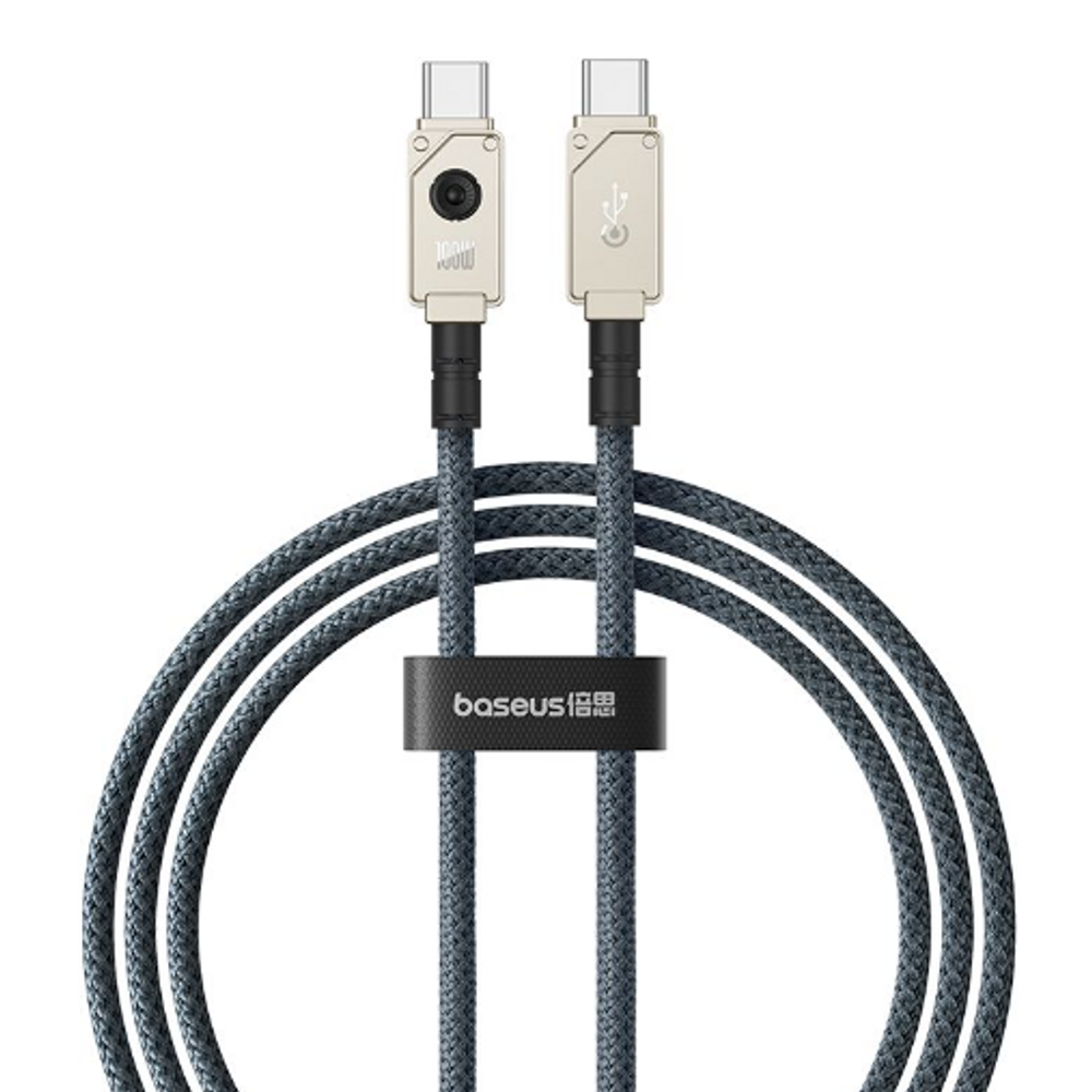 BAS33301 - Baseus Unbreakable Series Fast Charging Data Cable Type-C to Type-C 100W 1m Stellar White