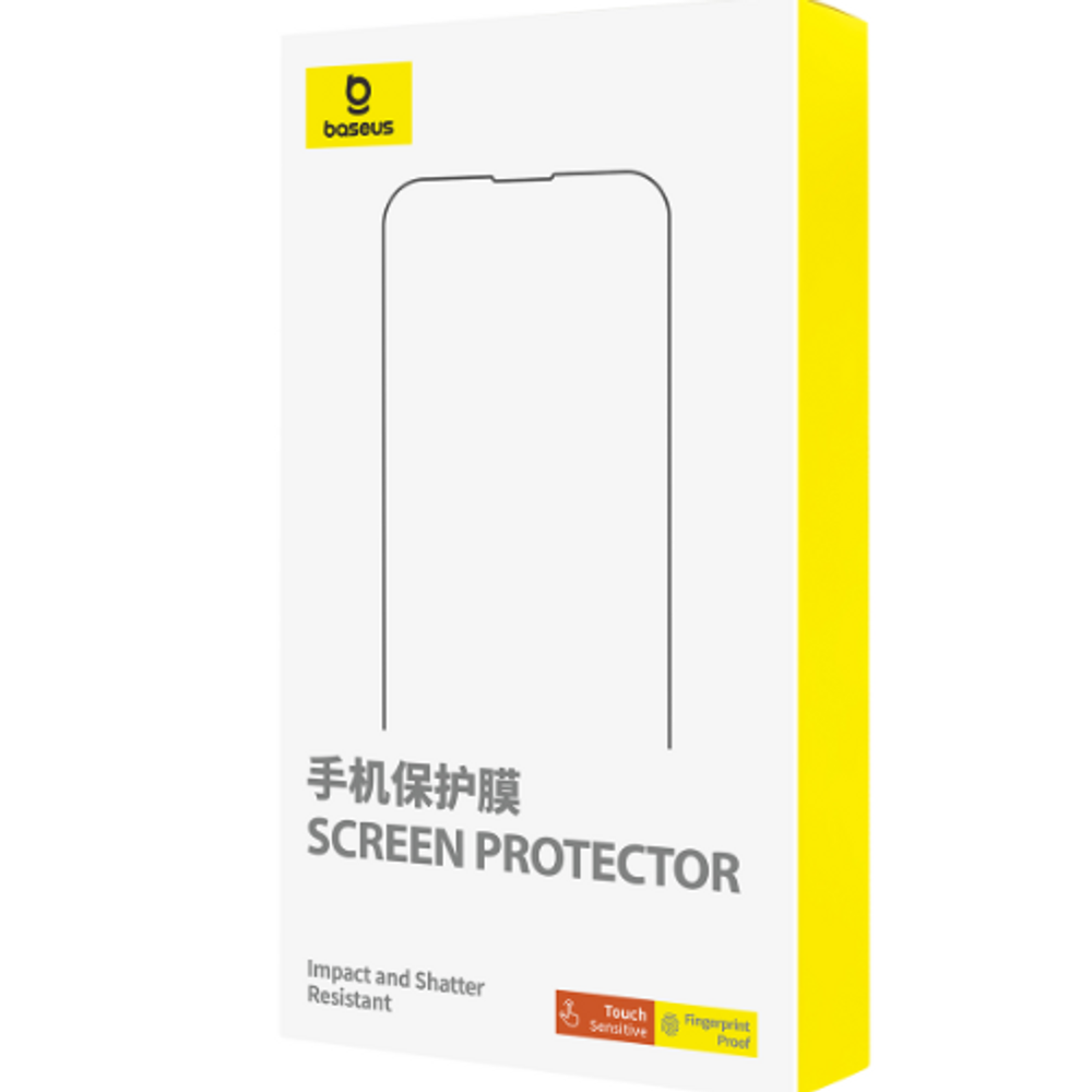BAS41894 - Baseus Schott Series Phone Case for IPhone 15, Clear (With Tempered-Glass Screen Protector and Cleaning Kit)