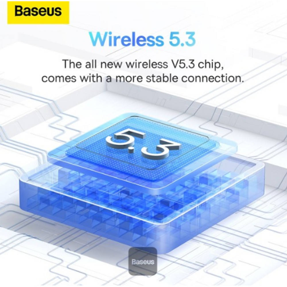 Wireless 5.3 chip graphic with circuit design