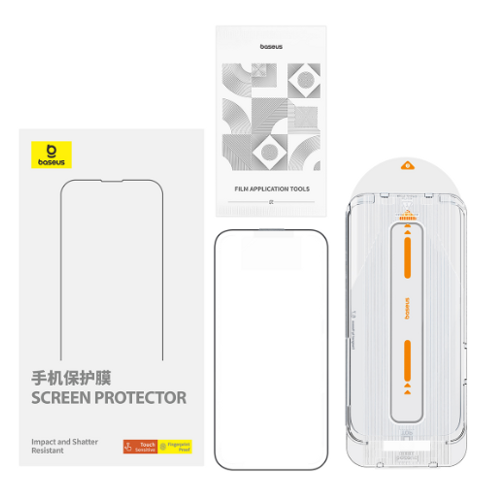 Baseus screen protector kit with film pieces and application tools
