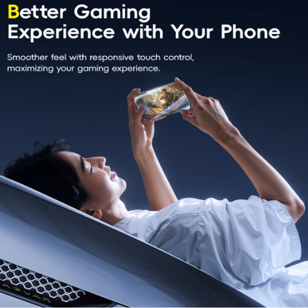 Tempered glass screen protector for responsive touch performance during gaming