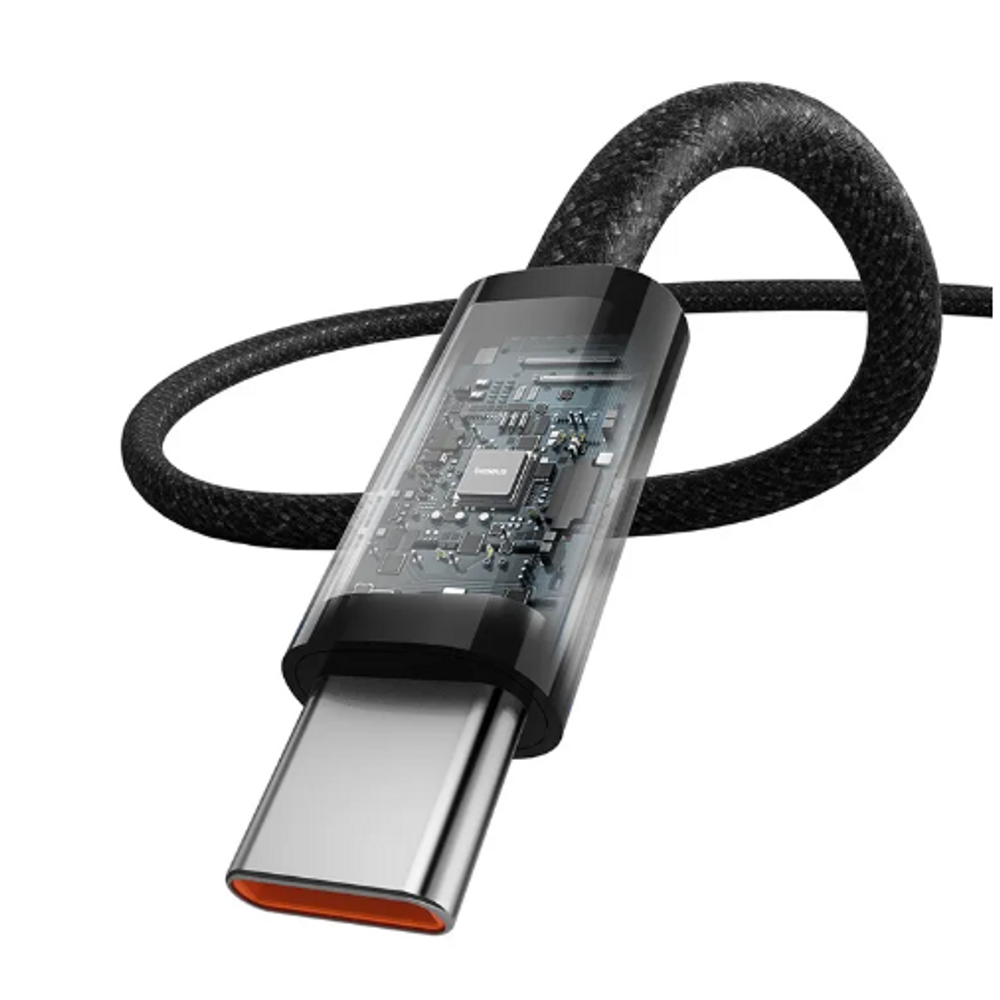 BAS51626 - Baseus Dynamic 3 Series Fast Charging Data Cable Type-C to Type-C 100W 1m Cluster Black