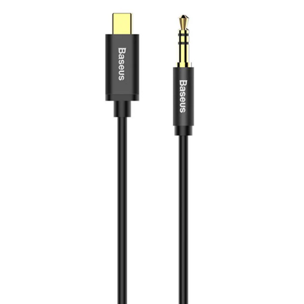 BAS62553 - Baseus Yiven Type-C Male to 3.5 Male Audio Cable M01 Black